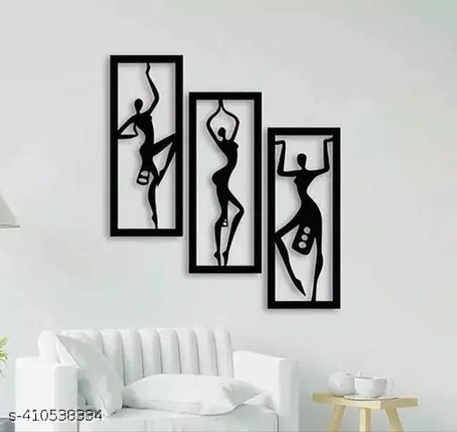 Wooden Wall Decor, Black