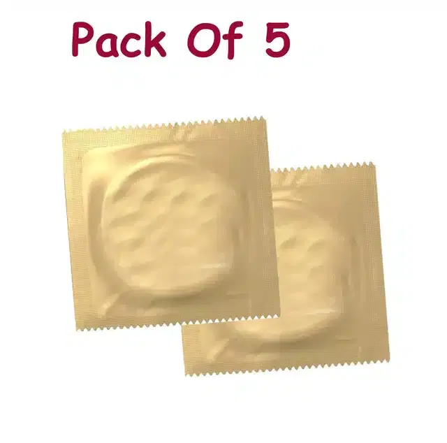 Dude Force Lubricated Condom for Men, Pack of 5
