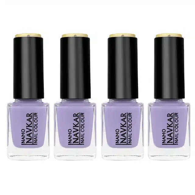 Nail Paint for Women, Lavender, Pack of 4