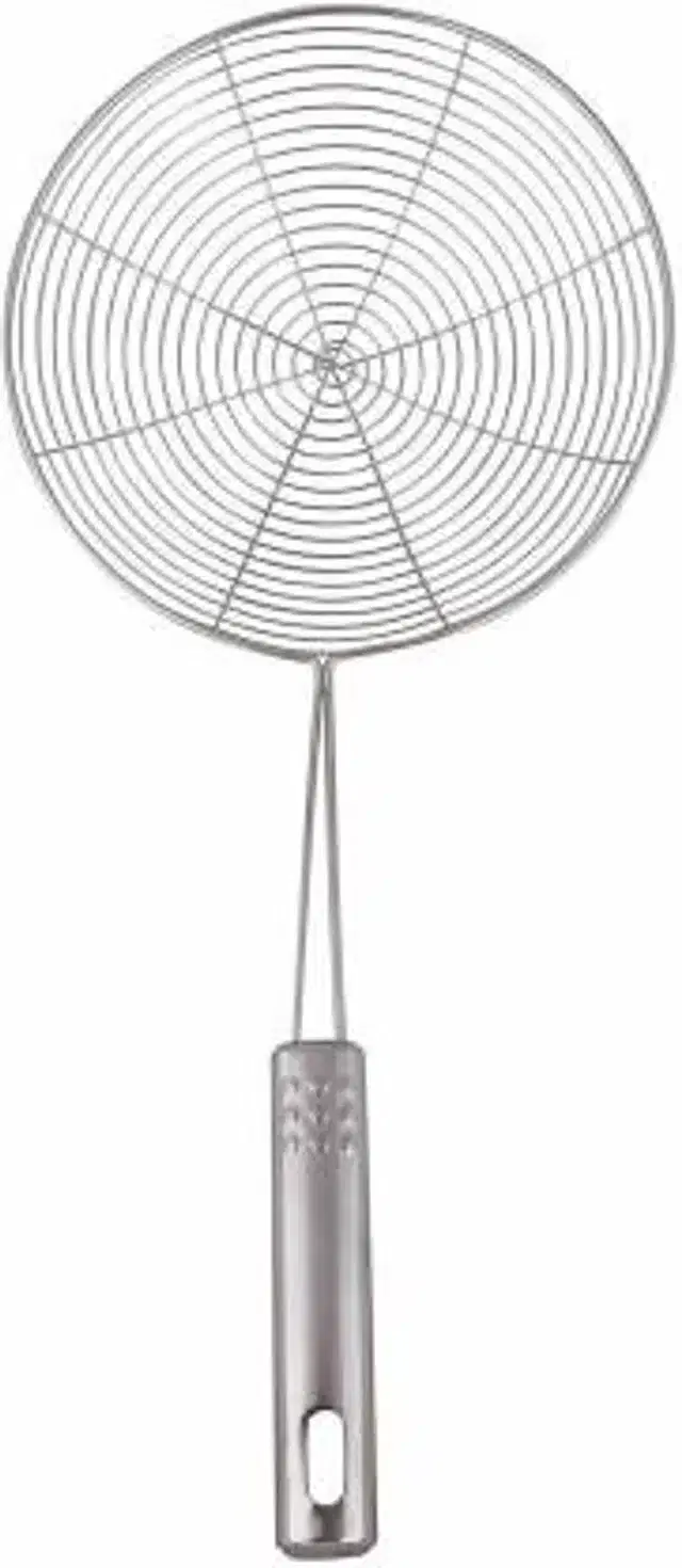 Stainless Steel Deep Fry Strainer, Silver