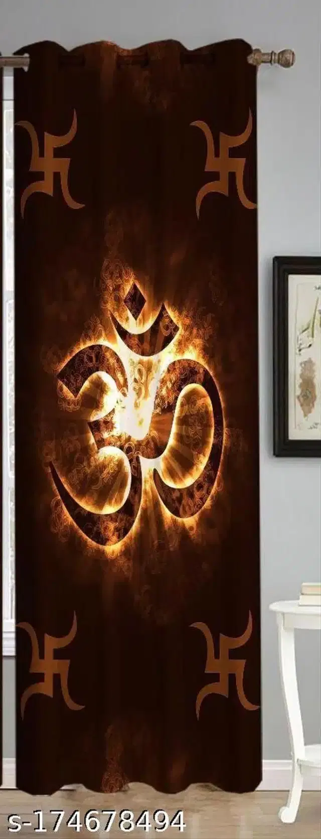 Curtains for Door, Multicolor, 5 Feet