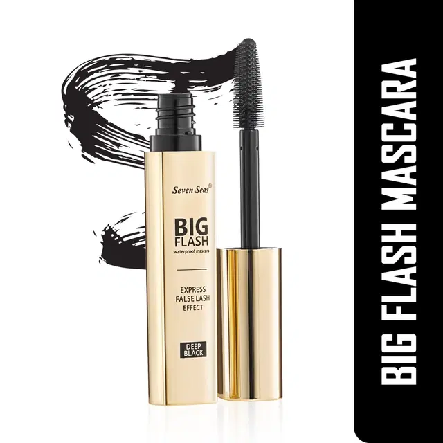 Seven Seas Big Flash Mascara, Black