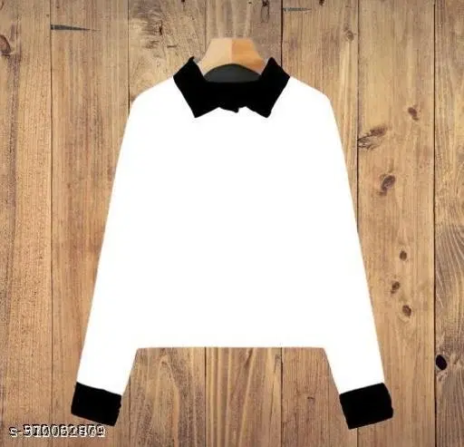 Cotton Blend T-shirt for WoMen, White (S)