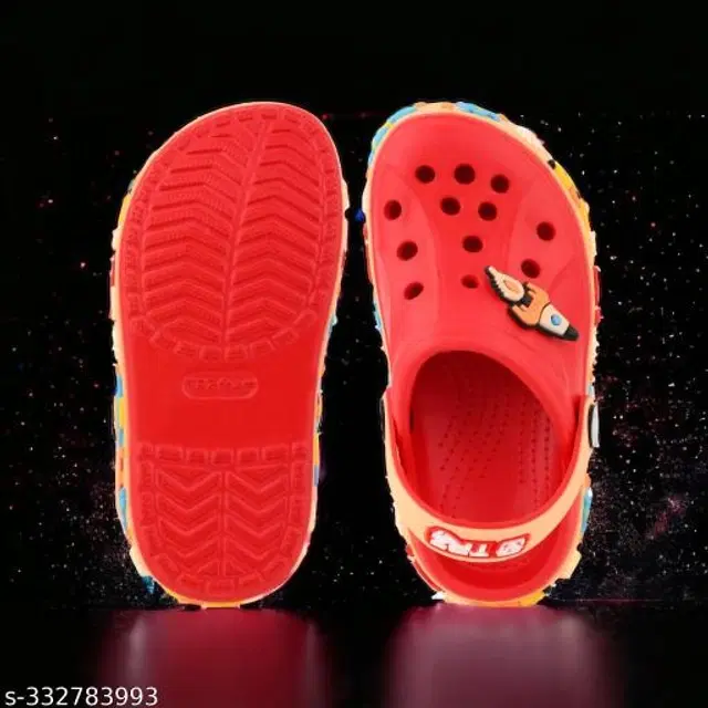 Clogs for Kids (Red, 2-2.5 Years)