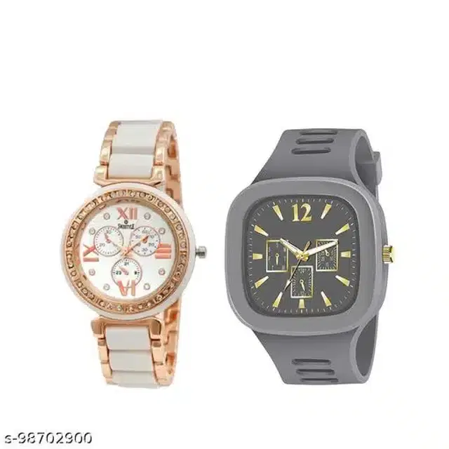 Analog Watch for Women (Multicolor)