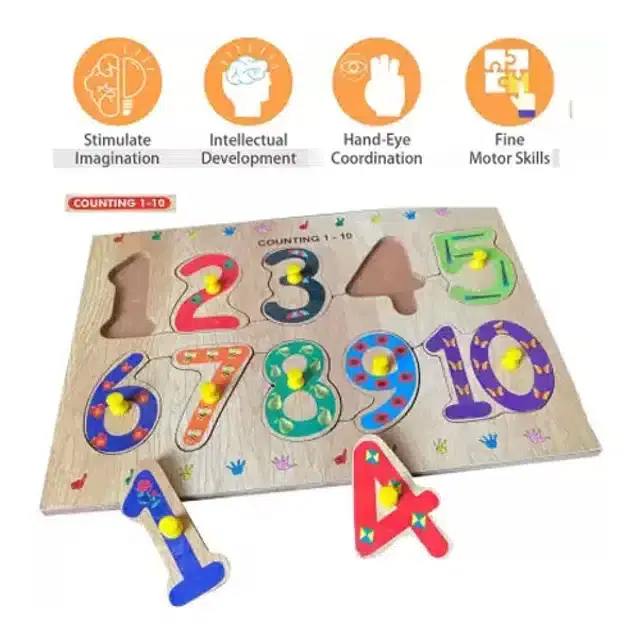Mathematical Puzzle Board Gamefor Kids, Multicolor