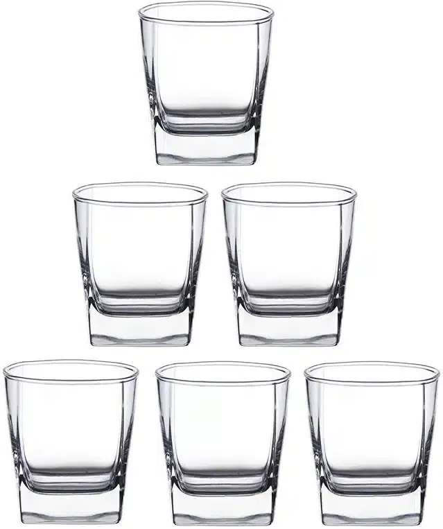 Liquor cum Cocktail Glasses, Transparent, 180 ml, Pack of 6