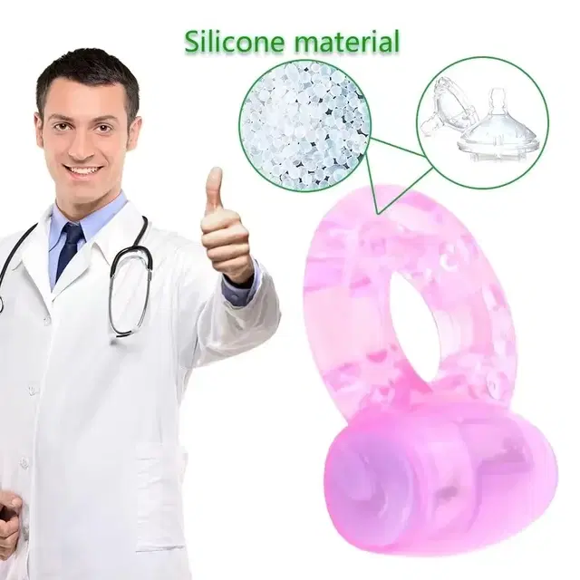 Penis Vibrator Ring for Men, Pink