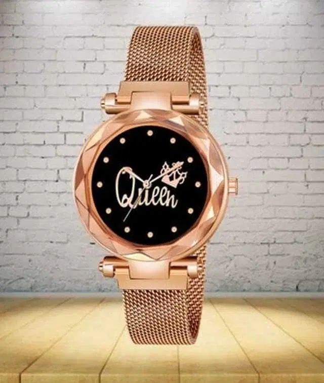 Analog Watch For Womens (Rose Gold) (WS-118)
