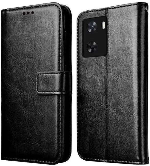 Flip Mobile Cover for OPPO A 57e, Multicolor