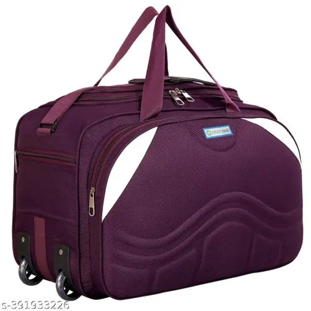 Polyester Duffel Bags, Maroon