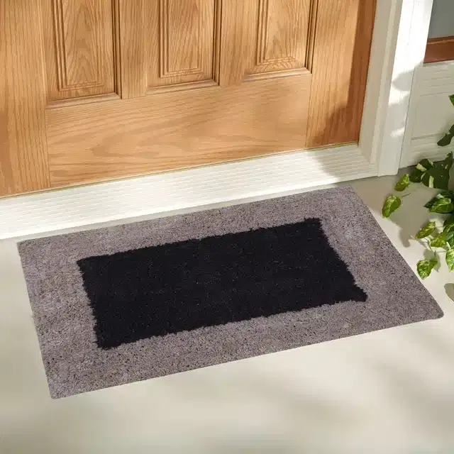 Soft Cotton Anti Skid Door Mats, Multicolor, 35x55 cm