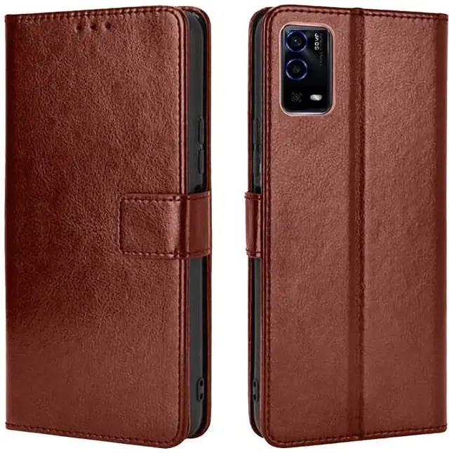Flip Mobile Cover for OPPO A55, Multicolor