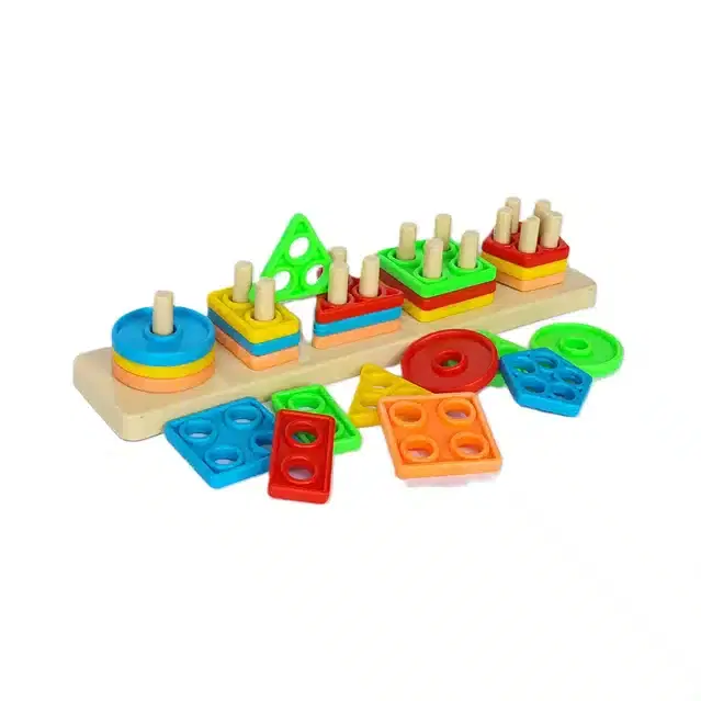 Educational Learning Puzzle Toys for Kids, Multicolor, Set of 1
