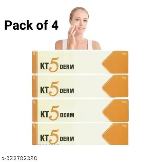 Kt 5 Derm Antifungal Cream, 15 g, Pack of 4