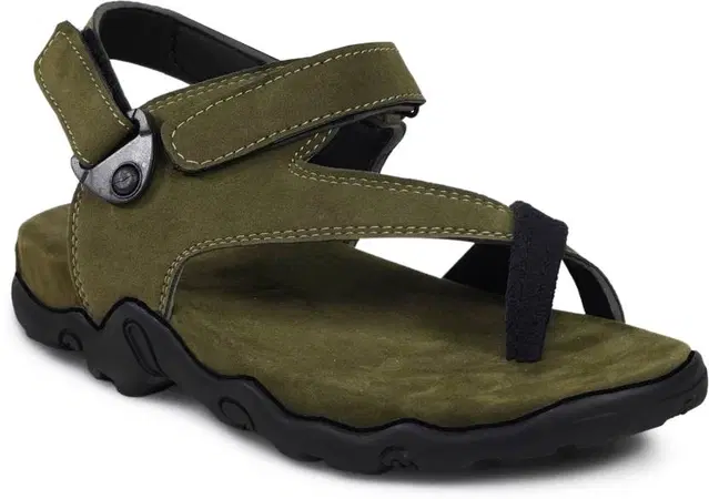 Sandals for Men (Olive, 6)