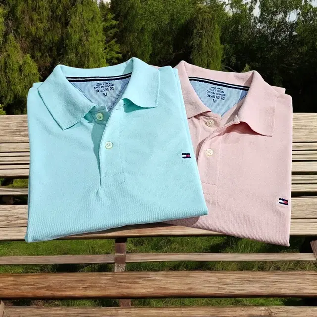 Polo Solid T-Shirt for Men, Pack of 2 (Sky Blue & Pink, XL)
