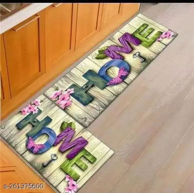 Kitchen Mats, Multicolor, Pack of 2