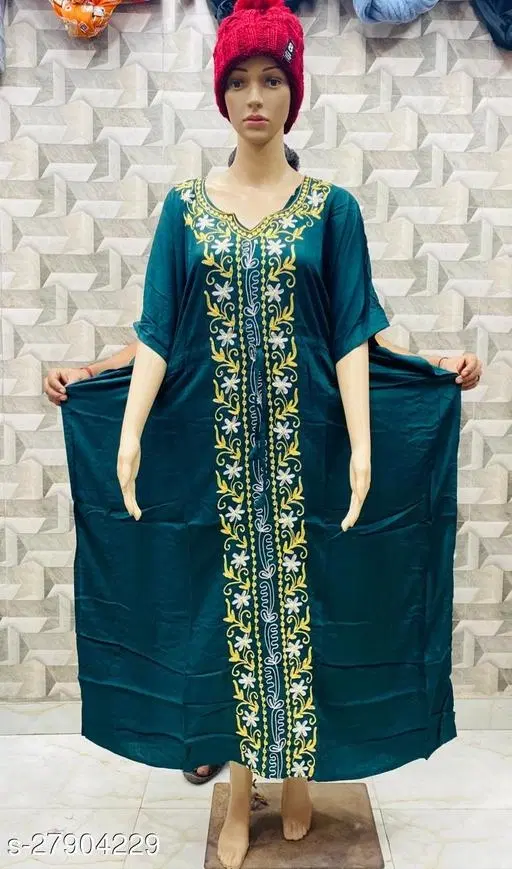 Nightdress for Women (Teal, L)