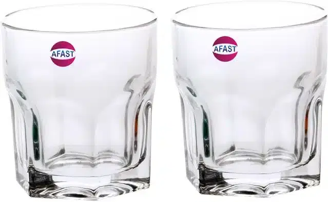 Liquor cum Cocktail Glasses, Transparent, 250 ml, Pack of 2