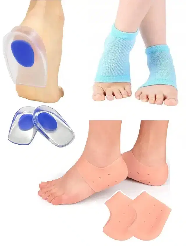 Silicone Gel Heel Pad, Assorted, Set of 3
