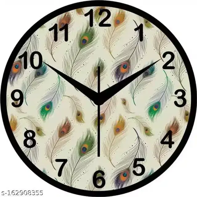 Wall Clock for Home, Multicolor, 10"