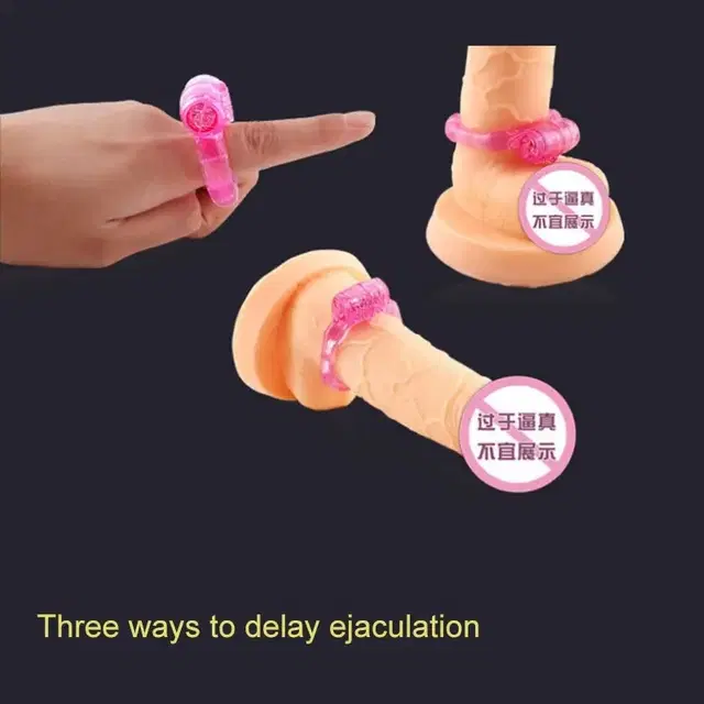 Penis Vibrator Ring for Men, Pink