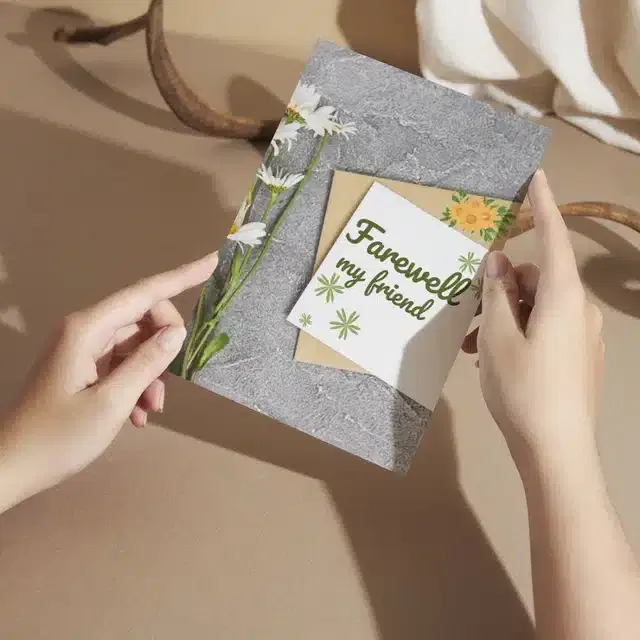 Farewell Greeting Cards, Multicolor