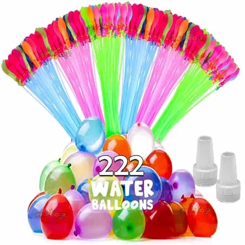 222 Pcs  Holi Water Balloon For Kids Boys, Girls, Multicolour (Set Of 1)