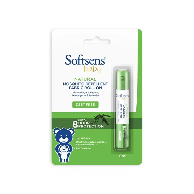 Softsens Baby Natural Mosquito Repellent Fabric Roll-On 8 ml