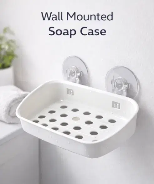 Wall Mounted Soap Case White