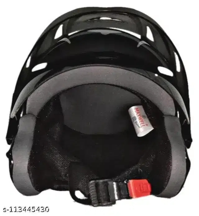 Open Face Helmet For Men, White