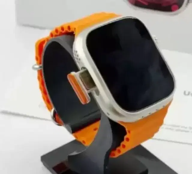 Silicone T800 Ultra Smartwatch for Men & Women, Orange