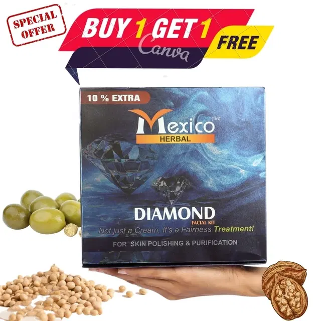 Maxico Herbal Diamond Facial Kit, Pack of 2