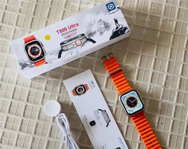 Silicone T800 Ultra Smartwatch, Orange