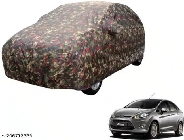 Taffeta Waterproof Car Cover for Ford Fiesta, Multicolor