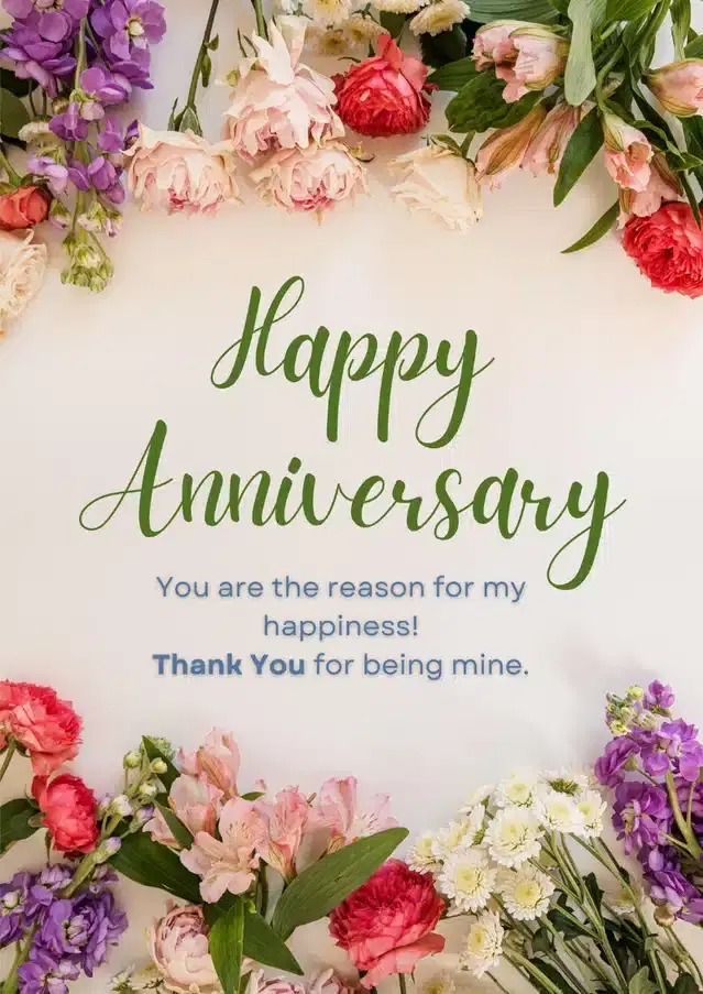 Anniversary Greeting Cards, Multicolor