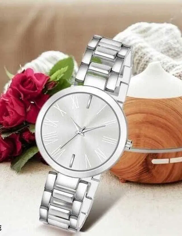 Analog Watch For Womens (Silver) (WS-93)