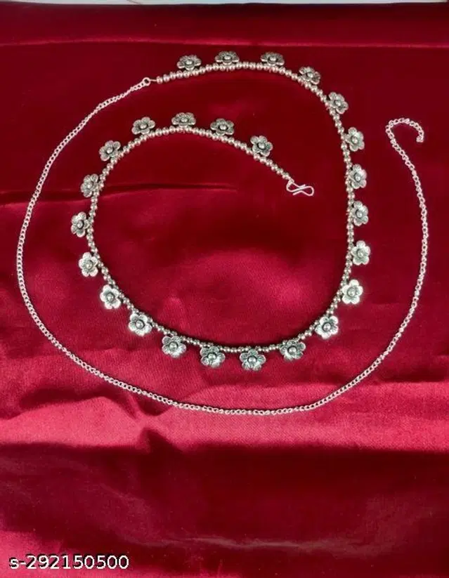 Alloy Belly Chain for Women (Multicolor)