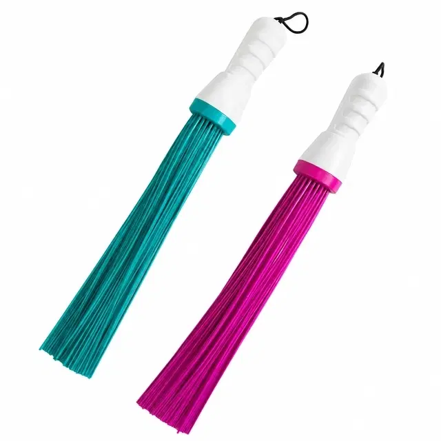 Shagun Plastic Hard Bristle Broom [Pack of 2]