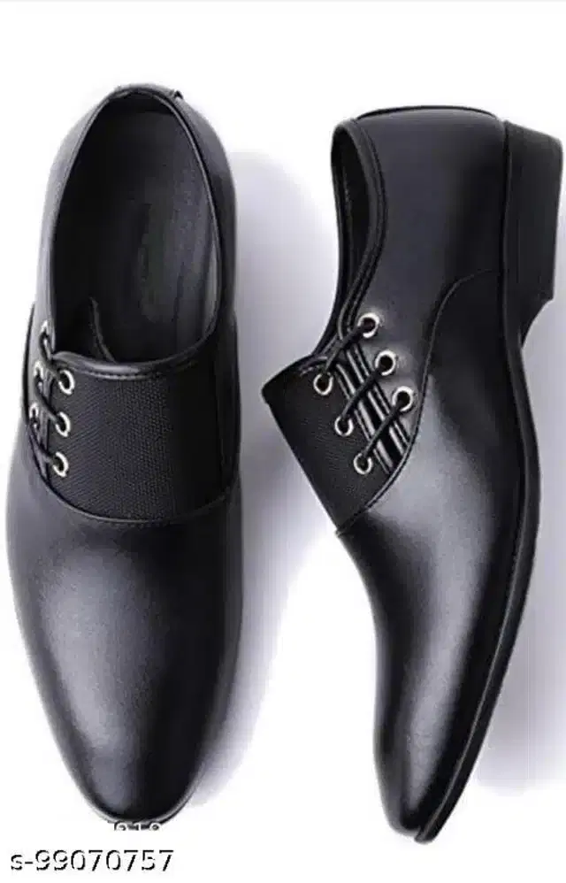 Formal Shoes for Men (Black, 6)