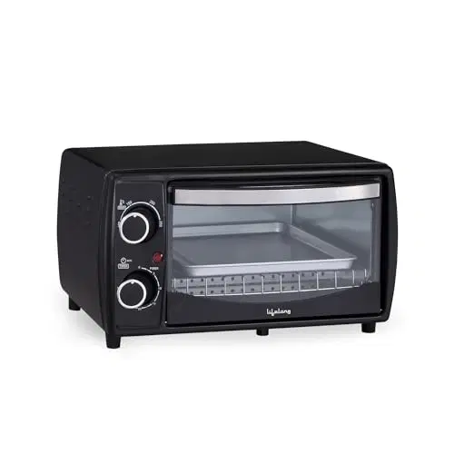 Lifelong 10L Oven, Toaster & Griller (OTG) with Auto Shut Off & 30 Minute Timer, for Baking, Grilling & Toasting, 2 Years Warranty, Black (llot10)
