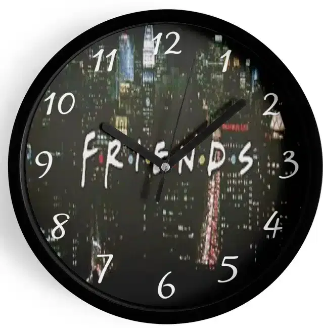 Analog Wall Clock for Home, Multicolor, 7 Inches
