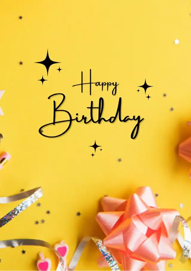 Birthday Greeting Card, Multicolor