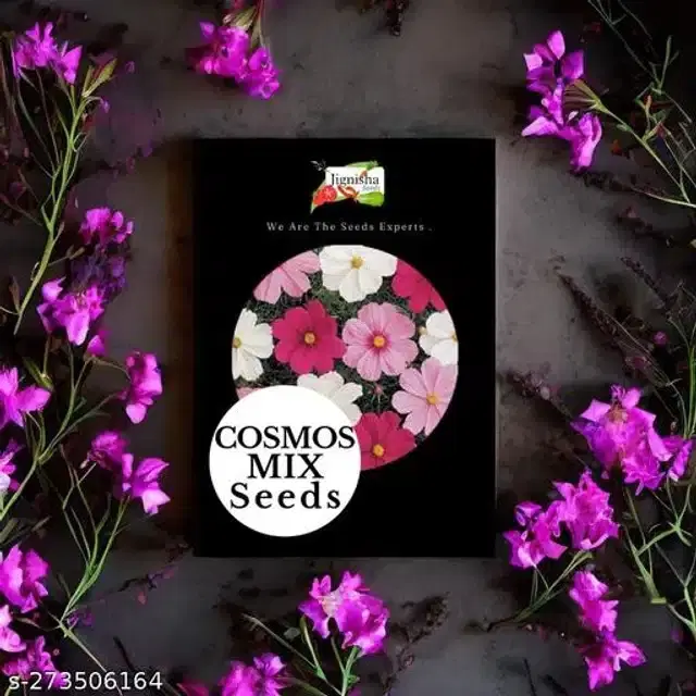 Zinnia Pink Hybrid Flower Seeds, Pack of 30