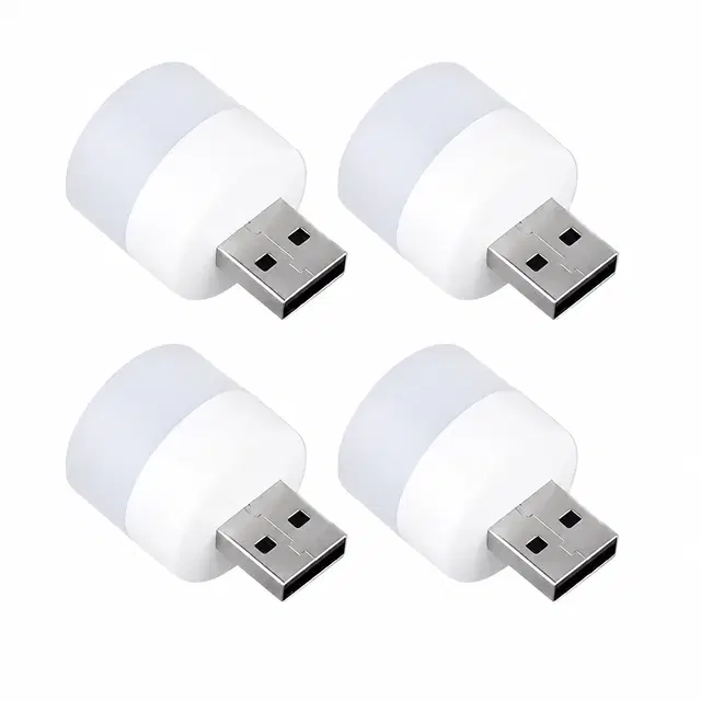 Immutable 1W USB LED Light, White [Pack of 4]