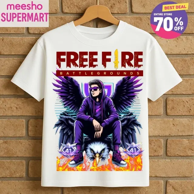 Polyester Printed T-Shirt for Kids