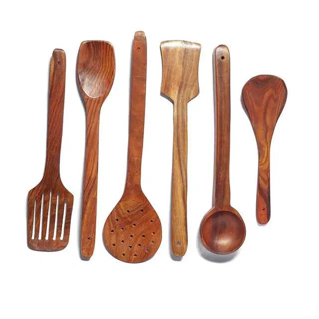 Pallavi Trading Wooden Spoon, Pack Of 7, Kk-11