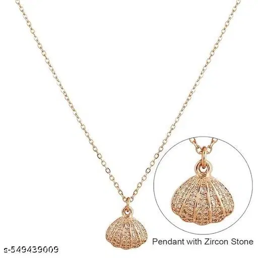 Sea Shell Necklace with a pearl