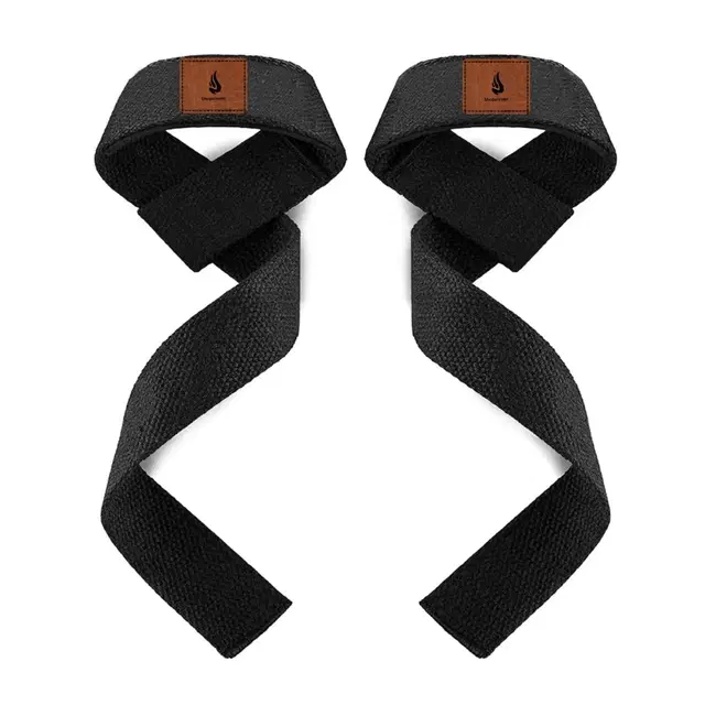 Weight Lifting Straps (Black, Pack of 2)